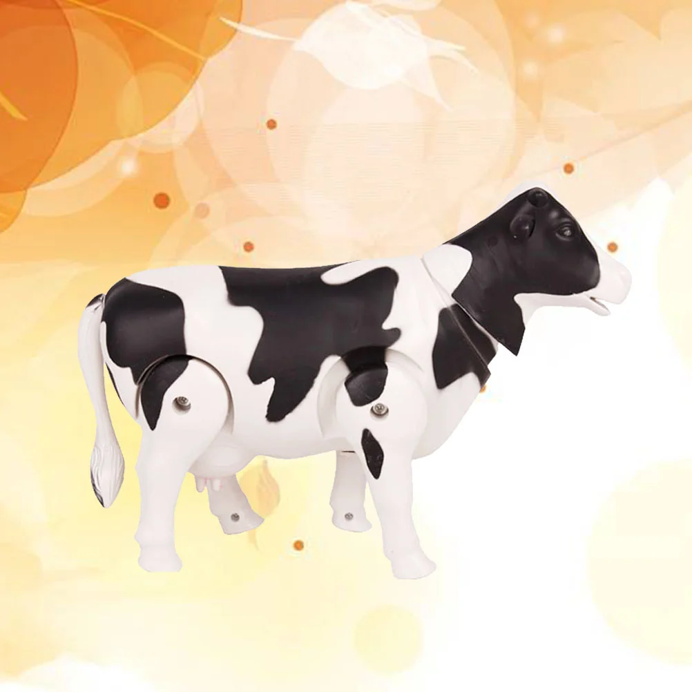 

Cow Figurine Realistic Cow Figure Cow Model Farm Figurines Electric for Kids