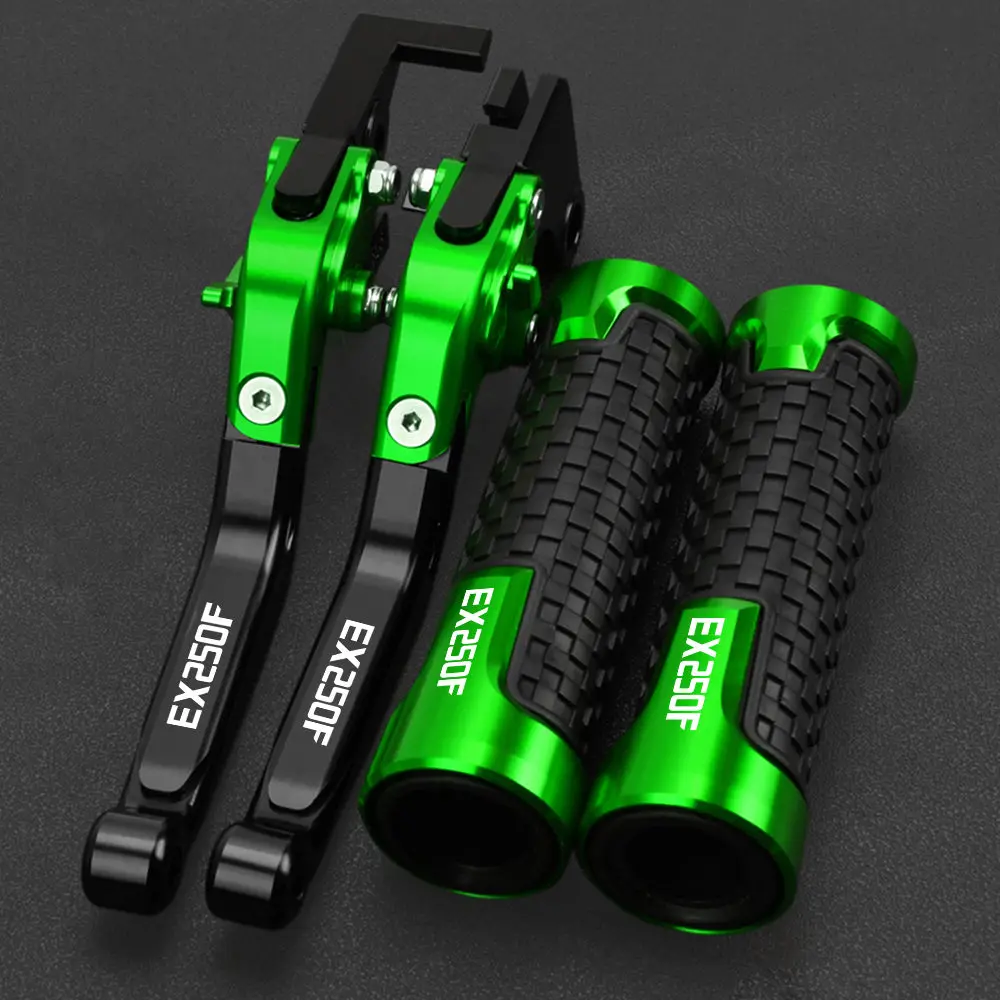 

Motorcycle Brake Clutch Levers Handle Grips Ends For KAWASAKI EX250F EX 250F EX 250 F 1988-2001 2002 2003 2004 2005 2006 2007