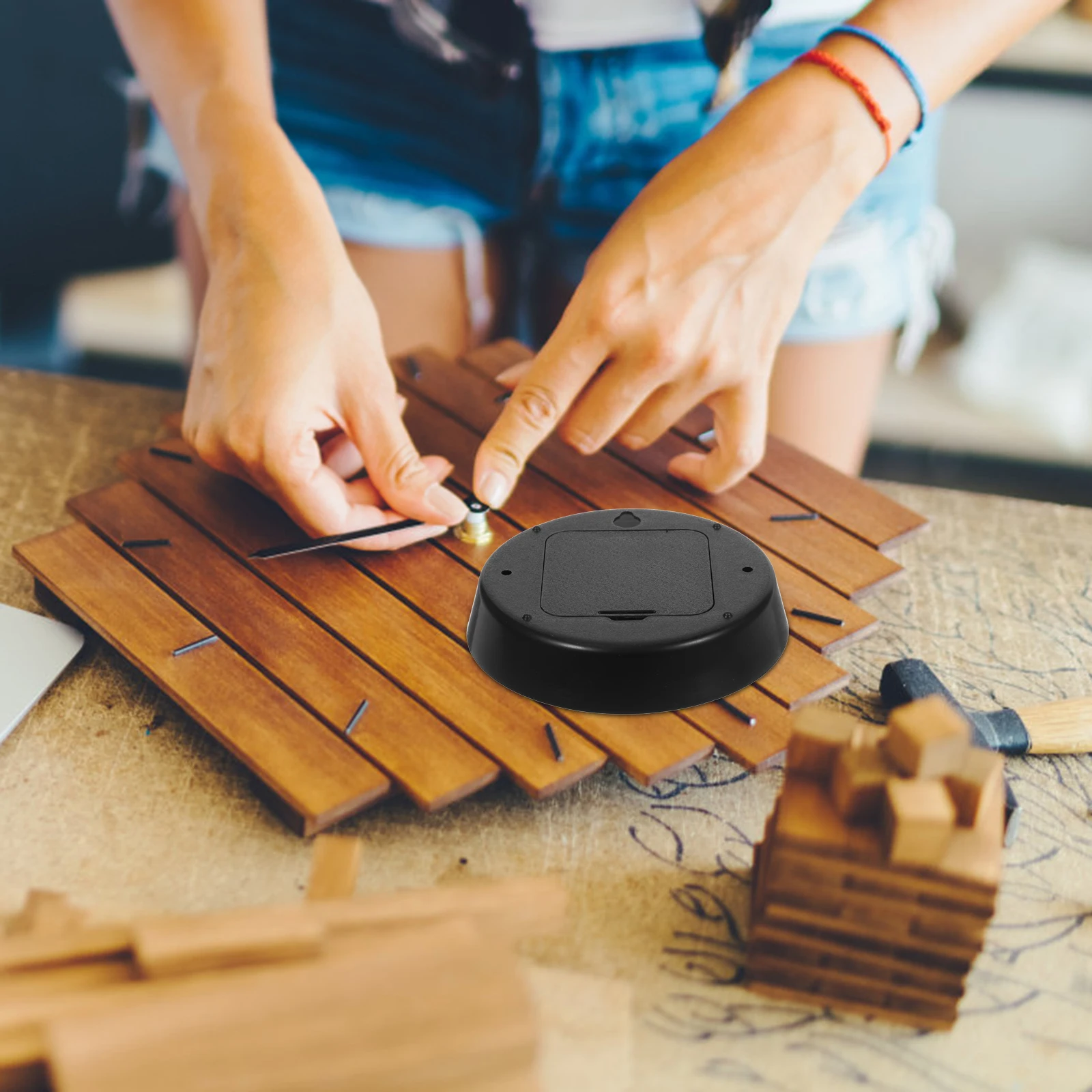 2pcs 시계 메커니즘 보호 케이스 라운드 간단한 구조 Diy 매니아 시계 제조 업체 수리 부품 교체