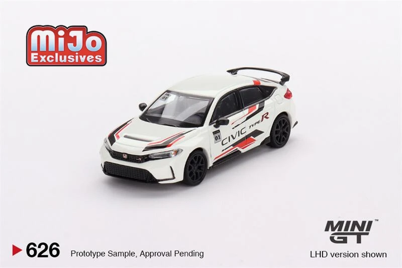 

Мини GT 1:64 Civic Тип R 2023 день благодарности Вьетнам литая модель автомобиля