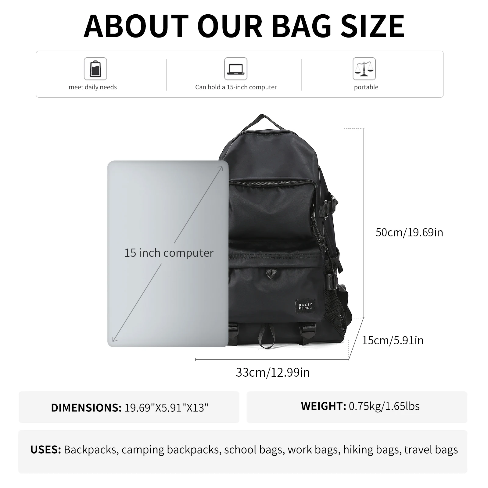 Travel Backpack for Men Large Capacity for Leisure Travel Outdoor Hiking Oversized Laptop Backpack Waterproof Backpack for Women 6