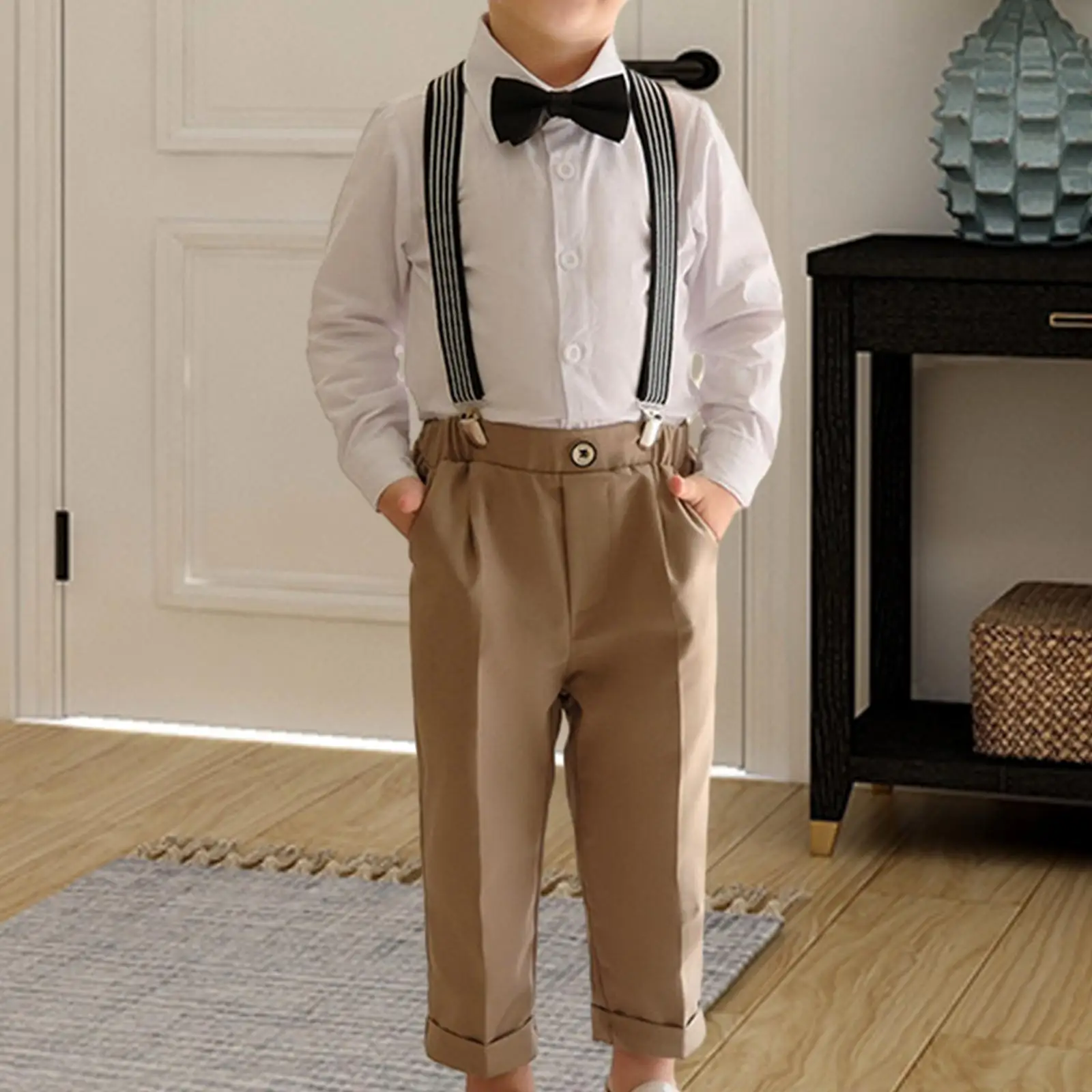 

Детская одежда для мальчиков, Классическая рубашка с детской одеждой для свадебной фотографии, детская одежда для крещения