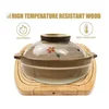 Foldable Fruit Basket Portable Bamboos Creative Snack Plate for Christmas Party Eco-Friendly Food Storage Organizer Kitchen Tool 2