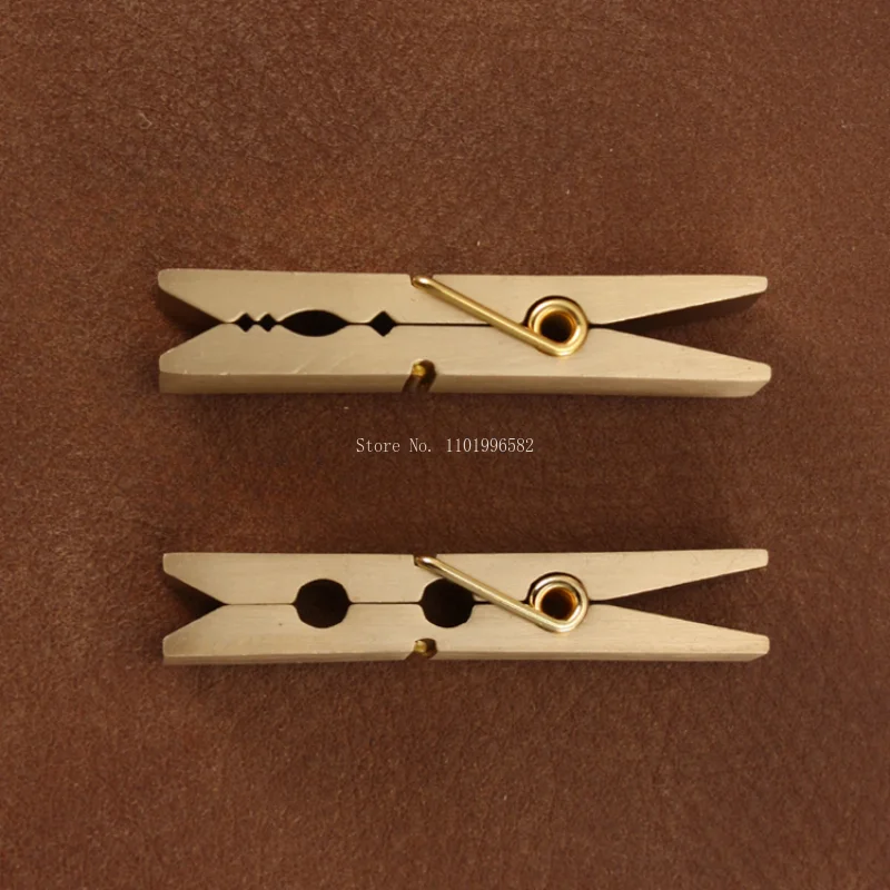 Vintage Brass Leather Edge Oil Smear Drying Clip DIY Handmade Leather Purse/watch Band Smear Drying Edge Oil Auxiliary Tool