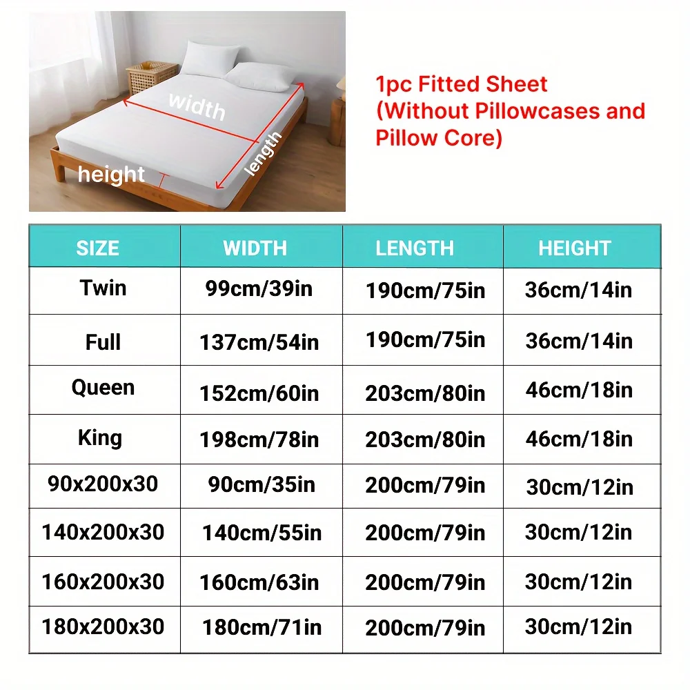 1pc Cooling Fitted Sheet made of 100% Cooling Nylon, Waterproof Bed Sheet Breathable Mattress Cover for Hot Sleepers in Summer 3
