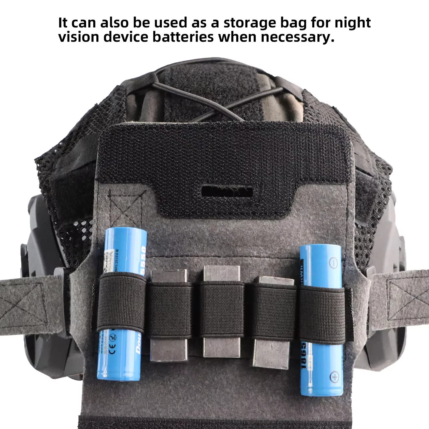 Outdoor Tactical Helmet Balance Weight Pack Feed Iron Block Detachable Universal Battery MICH Oxford Cloth Weight Bag