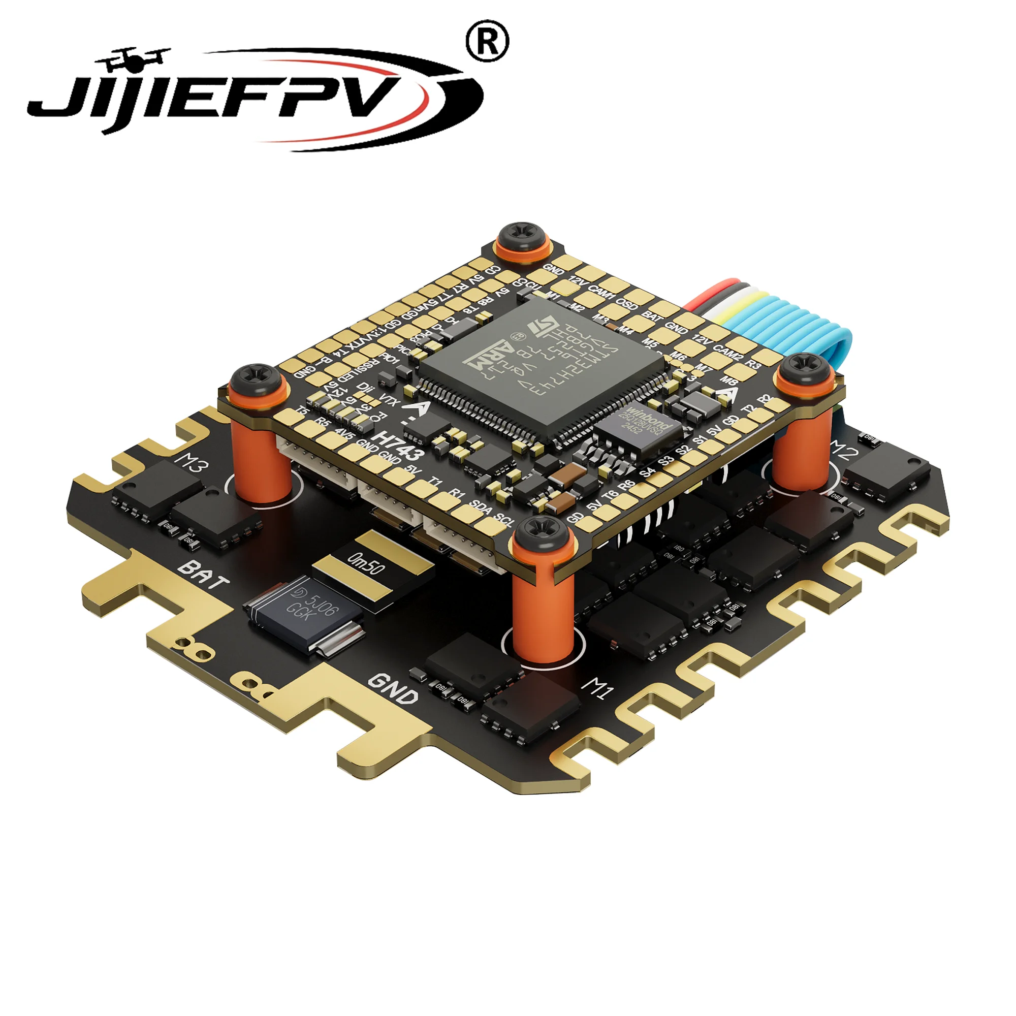 Stack FPV H743 12S 120A - Contrôleur de vol et ESC 4-en-1