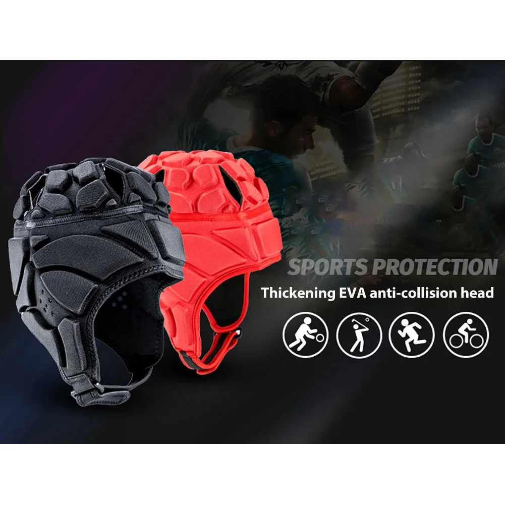Sport Helmet Headgear Cap Hockey Head Protector Protect Hat Adjustable Baseball Skateboard Padded Hat Cap