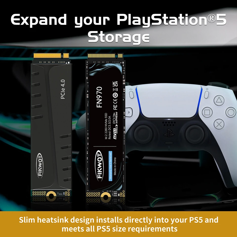 Fikwot-デスクトップ用の内部ソリッドステートドライブ、fn970 ssd