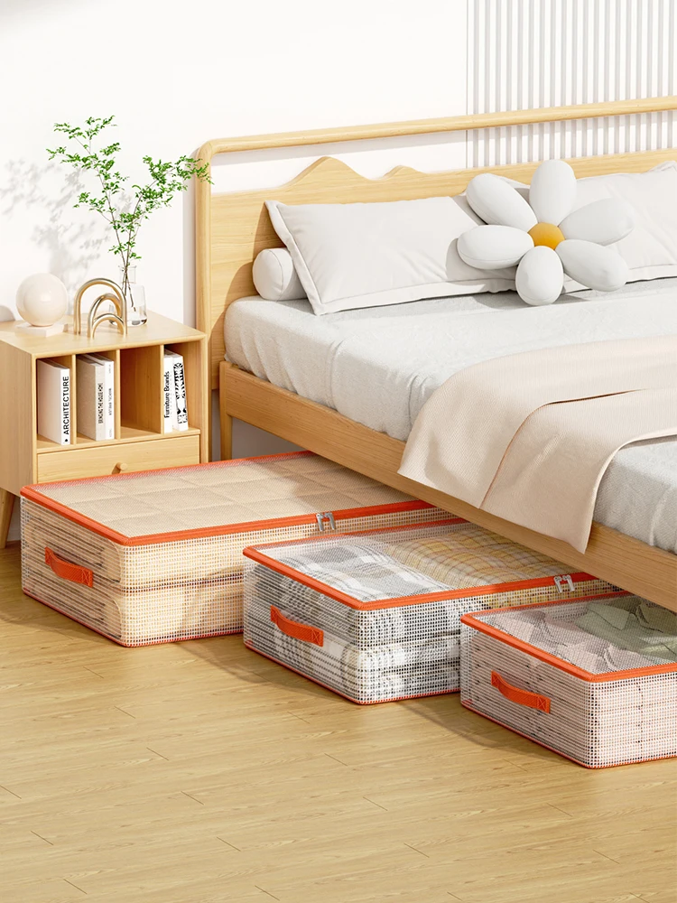 Collapsible transport bag pvc bed bottom storage bag Tidy bedroom dormitory supplies Transport box College packaging storage bag 2