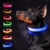 USB Rechargeable LED Dog Collar Flashing Safety Light Adjustable Night Visibility with3 Modes Waterproof for Small to Medium Do