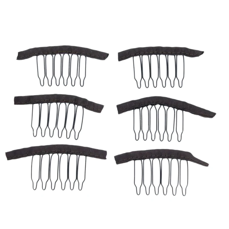 Wig Clips Wig Comb Combs to Secure 4-7teeth Wig Combs For Making Wig Caps Clips for Wigs 24Pcs wig clips hair clips