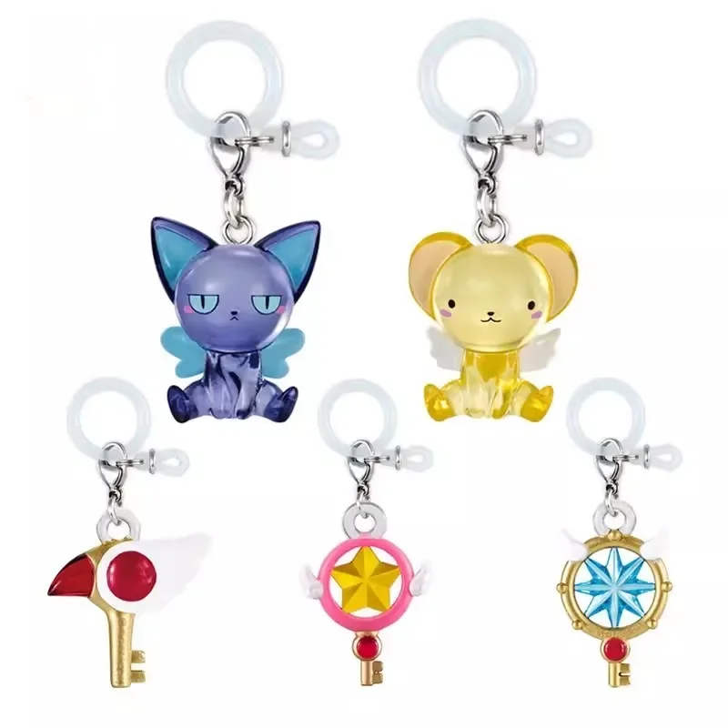 

In Stock Bandai Genuine 5Pcs Gashapon Cardcaptor Sakura Anime Toys For Kids Gift Collectible Model Ornaments