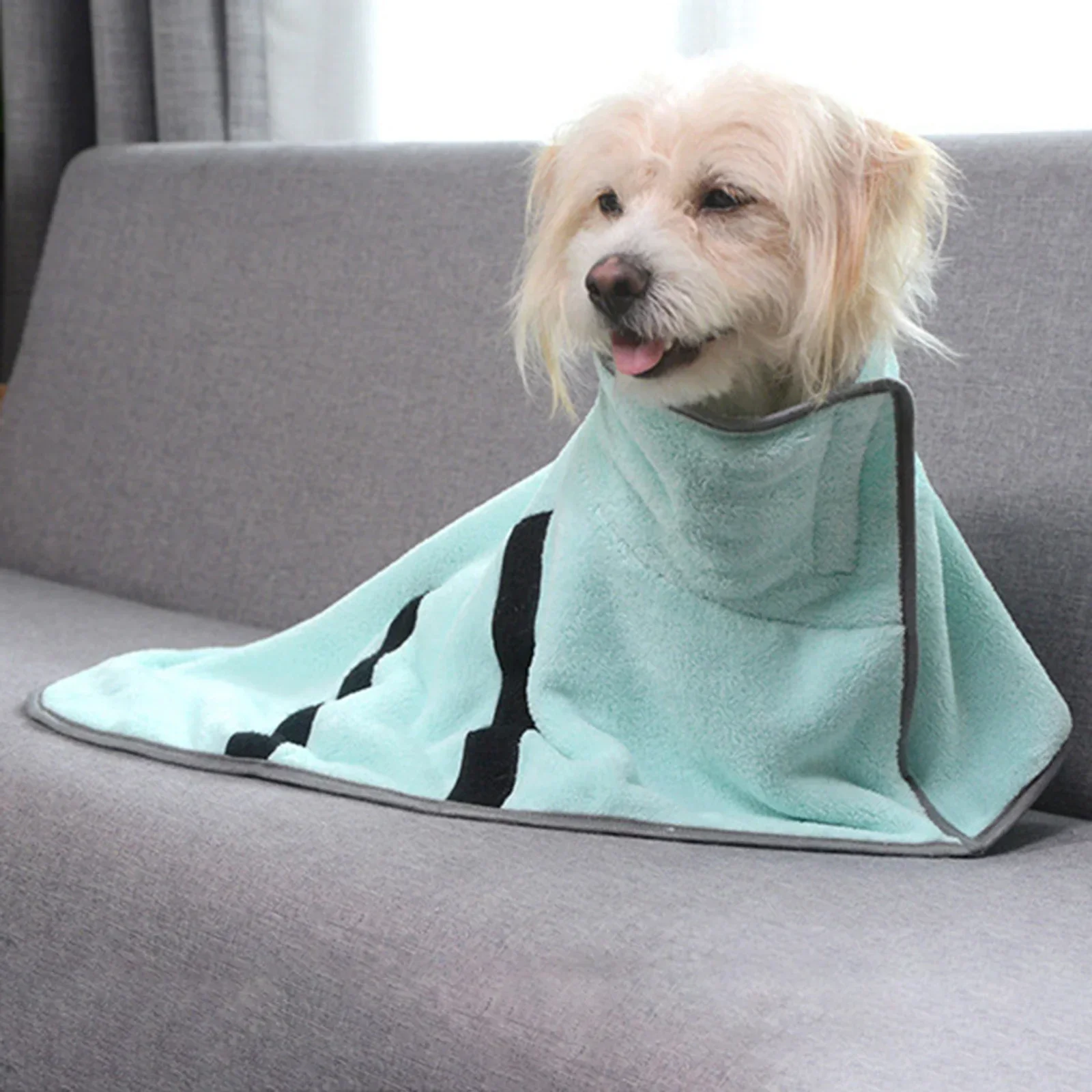 Dog Bathrobe pet bath towel Microfiber Quick Drying Bathrobe Bath Towels For Small Medium Large Dogs Cats Pet Clothes Coat Dog Accessories