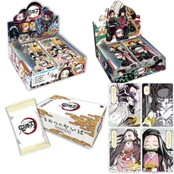 Carte de jeu en papier Demon Slayer pour enfants, jeu de lettres, Collection de personnages de périphérique, dessin animé, cadeau, jouet 