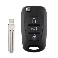 Enhanced Car Key Shell for Select Hyundai and Kia Models (Key Shell Style 1)