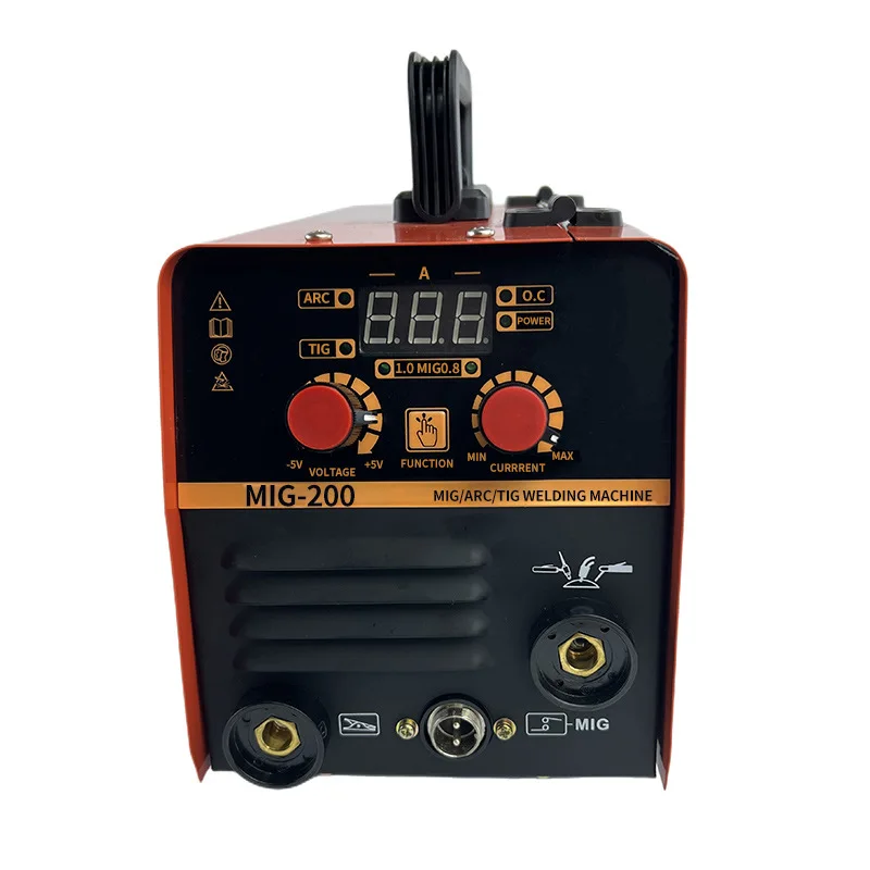 220V/110V Mig Welder No Gas Gasless Welding Machine Fit 1.6mm 3.2mm Flux Core For Household Soldering 5000W 6