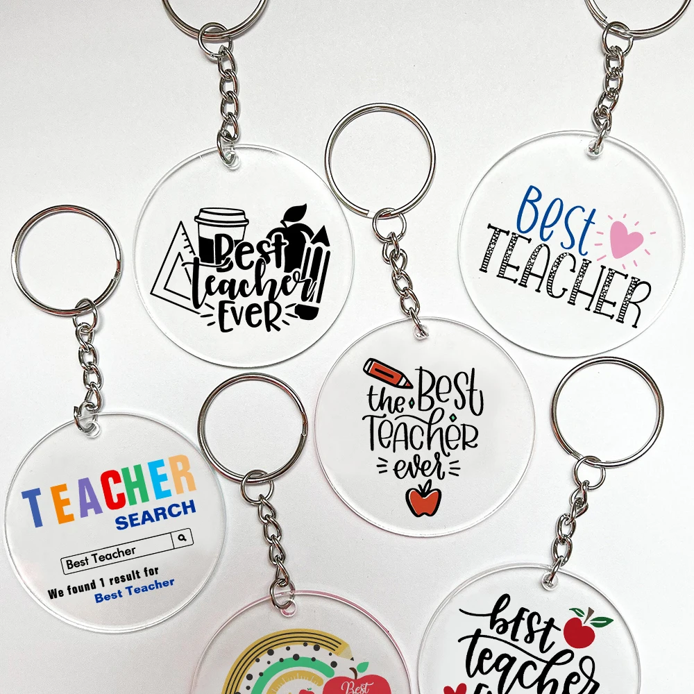 Acrylic Vintage Book Stack Keychain - Gift For Book Lovers, Teachers, Librarians, Graduation, Women & Girls