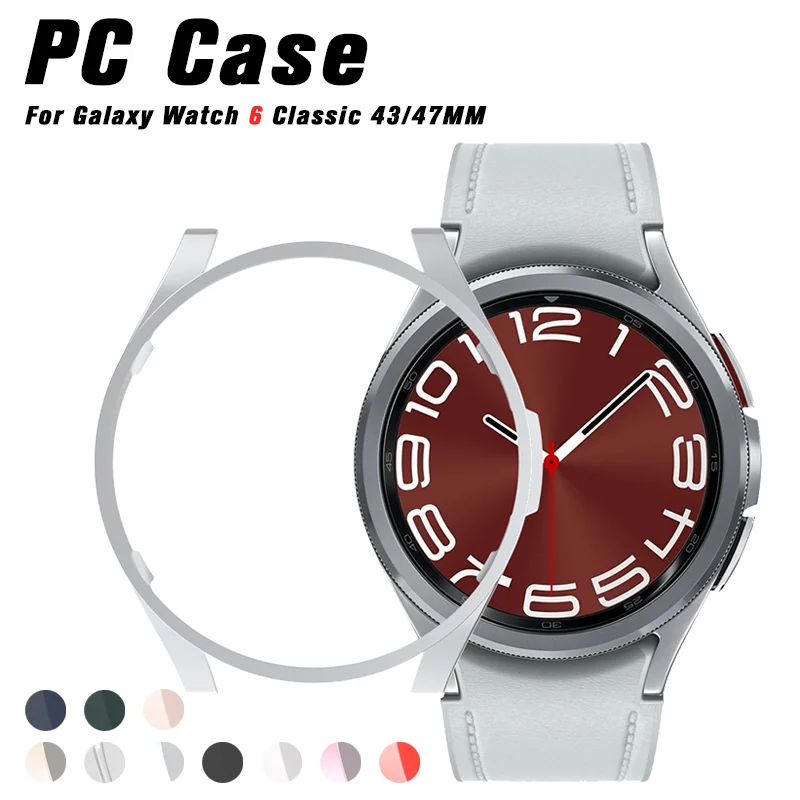 Custodia Per Pc Per Samsung Galaxy Watch 6 Classic 47Mm 43Mm Soft Cover Accessori Smartwatch Paraurti Per Galaxy Watch6 Classic Shell