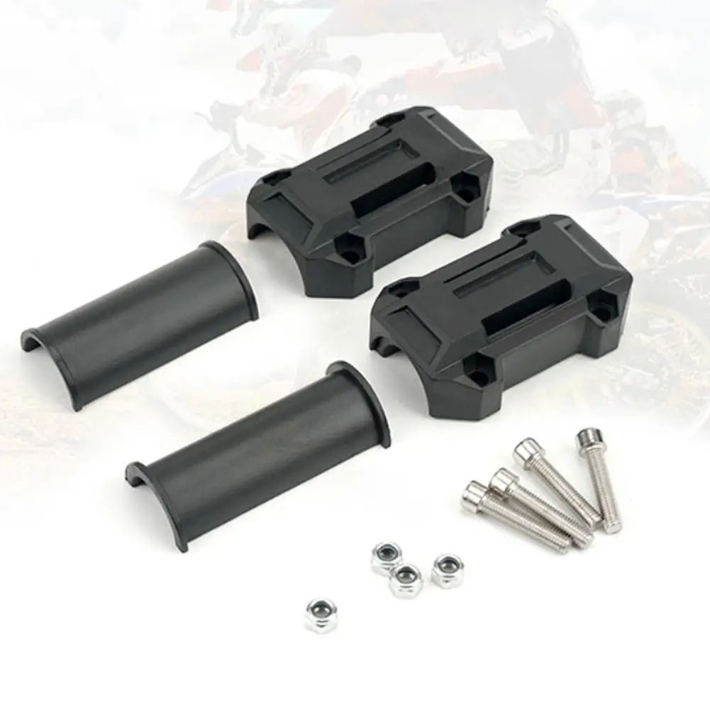 For All Motorcycle Bumper Engine Guard Protection Block Excellent Rubber 22/25/28mm Crash Bar Motorcycle Tuning Accessories motorcycle accessories