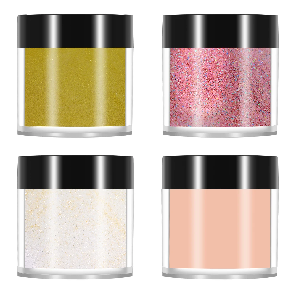12colors/set Acrylic Powder 3in1Extendion/Dipping/Carving Scultpure Crystal Powder Nail Art Polymer Builder Manicure Dust 6