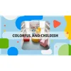 Kids Sofa Seating Set Convert to Table and 4 Chairs Colorful Stools for Toddlers Soft Foam Play 8 PCs Set for Classroom 6