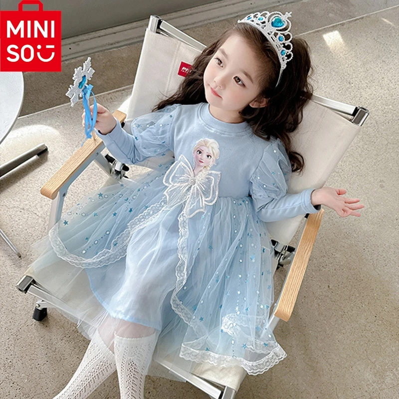 Girls Elsa Princess Dress 1