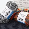 100g Close Skin Velvet Cotton Yarn Segmental Dyeing Soft Warm for Hand woven Crochet Hat Scarves Coat Glove Doll DIY handicrafts 2