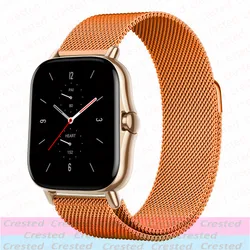 Premium Milanese Loop Stainless Steel Bracelet Strap for Amazfit GTS-2-mini (Sunset)