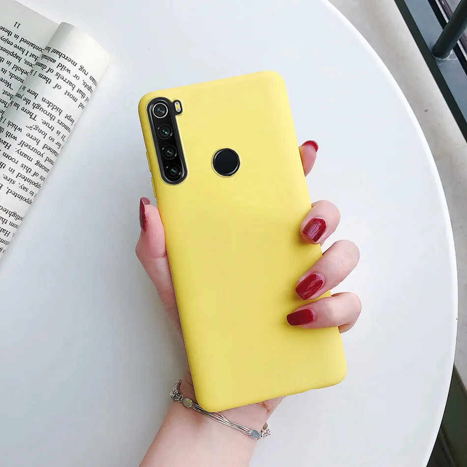 Candy Colors Silicone Case On For Xiaomi Redmi Note 8 8t 9 9s 10 Pro Xiomi Redmi 8 8a Dual 9 9a 9c 9t Matte Soft Tpu Back Cover