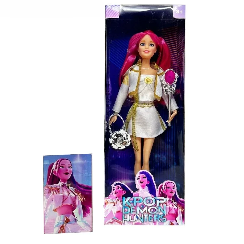 @#NEW Doll Toys Kpop Demon Hunters Action Figure Toy Rumi Mira Zoey Beautiful Princess Baby Girl Dolls Plastic DIY Toy for Girls
