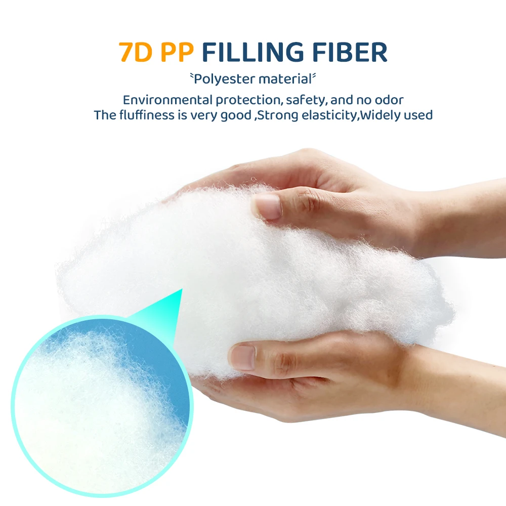 Polyester Filler Pillow Filling Material For Stuffed Animals Toys 100g 500g 1000g