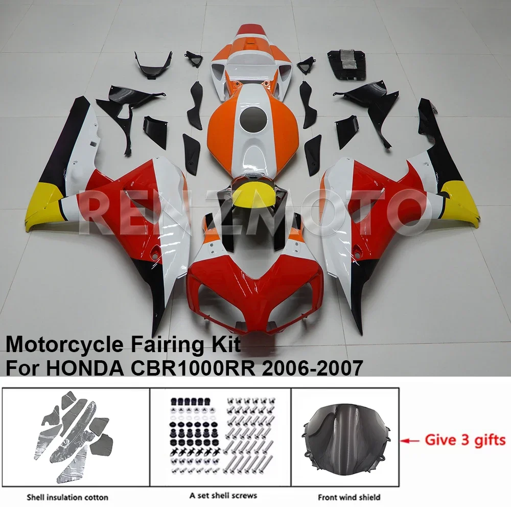 

For HONDA CBR1000RR 2006-2007 Fairing R/Z HC1R20 Motorcycle Set Body Kit Decoration Plastic Guard Plate Accessories Shell