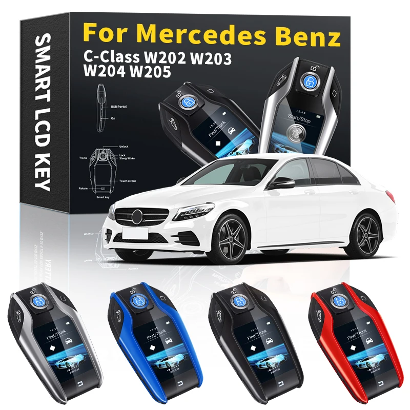 Llave de Control remoto inteligente para Mercedes Benz clase C