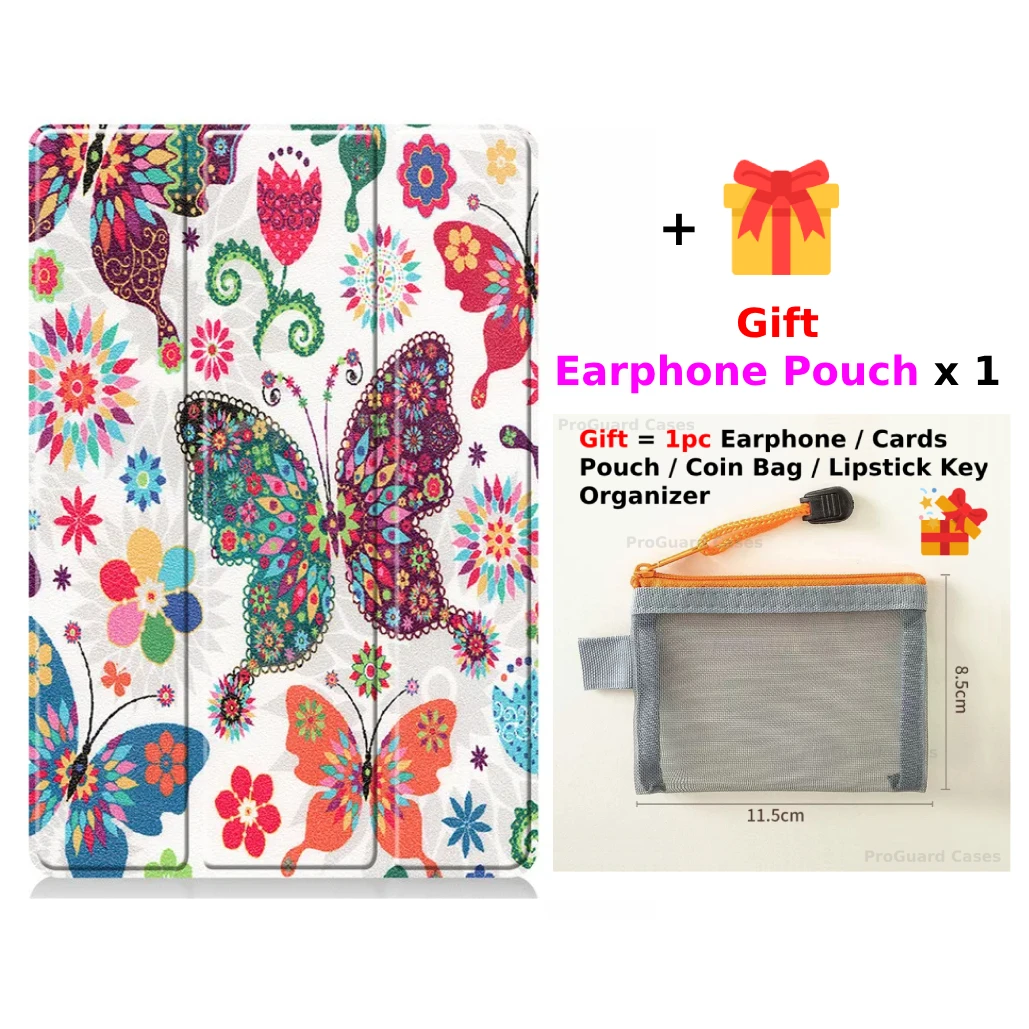 Trifold Stand Folio Smart Case - PU Leather Auto Sleep/Wake Cover