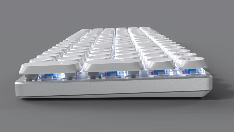 ECHOME-Teclado Mecânico Sem Fio, Ultra Fino, Perfil