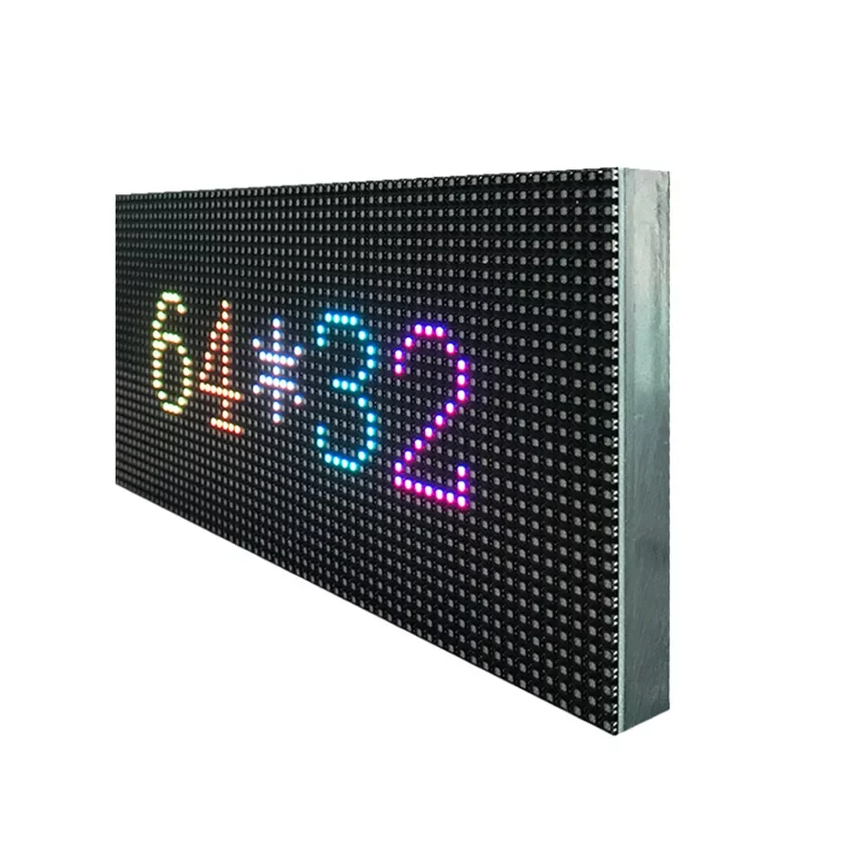 DIY 선전 LED 스크린 P3 풀 컬러 모듈, 실내 192x96mm, 64x32 픽셀, RGB SMD2121 라이트 1/16 스캔 매트릭스 패널 디스플레이