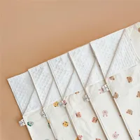 Korean Baby Blanket Cute Cartoon Bear Tiger Comfort Bean Quilt Soft Cotton Kindergarten Kids Children Quilt 70x100cm 1