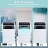 10,000 BTU Portable Air Conditioner, Portable AC Unit with Built-in Cool, Dehumidifier & Fan Modes for Room up to 300 sq.ft, RC 3