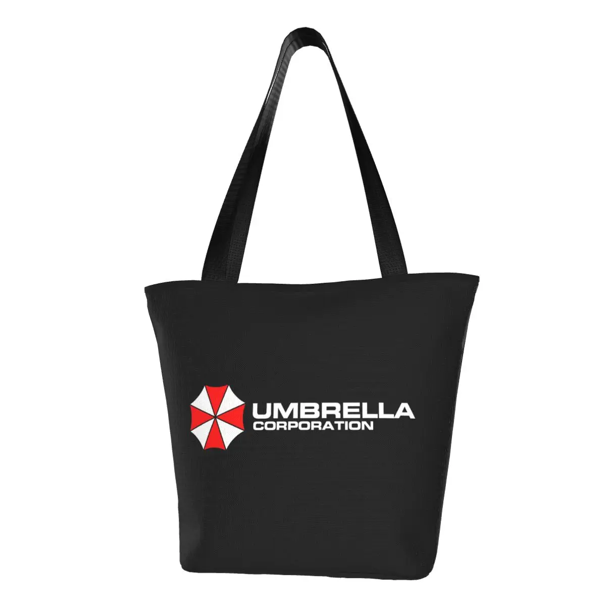 

Corporation Umbrellas Grocery Shopping Tote Bag Women Cute Video Game Canvas Shoulder Shopper Bag Big Capacity Handbags