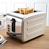 Small Home 2-Slice Smart Oven Toaster with Stainless Steel Breakfast Spit Removable Crumb Tray for Hotel Use for Bread Toasting 3