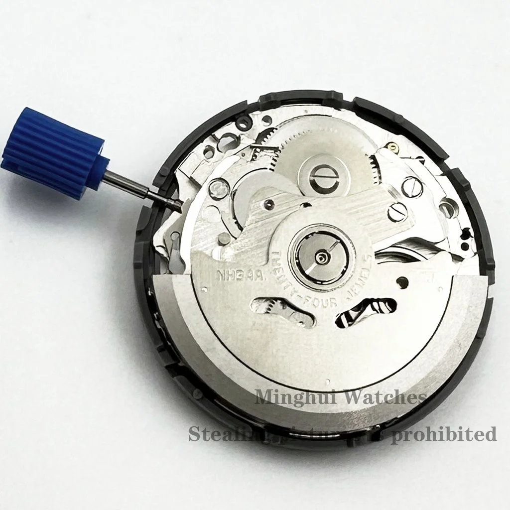 Calendar 24 Jewels High Accuracy NH34 watch movement Winding NH34 Automatic Self-winding Stem Set