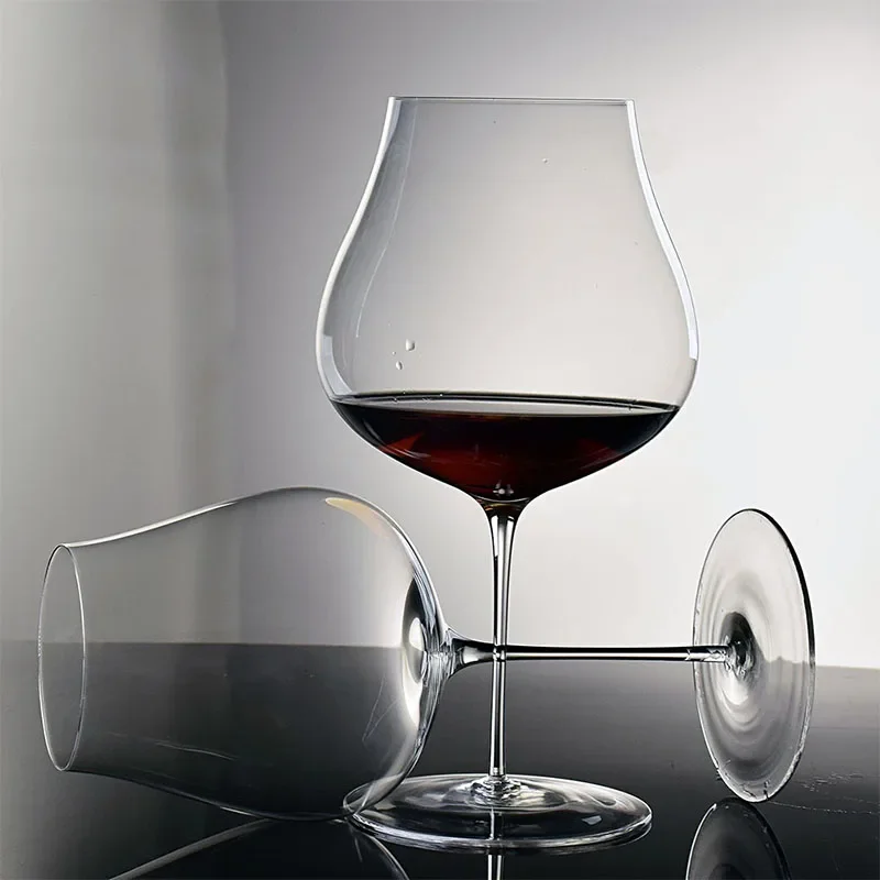 Glass Cup 2/1Pcs 940/710ml Crystal Red Wine Glass Crystal Goblet Burgundy Bordeaux Wine Glass Cups Long Stem Tasting Cup Wedding Drinkware