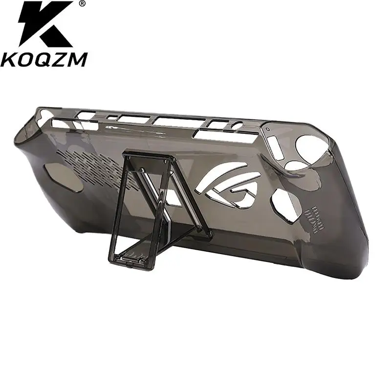 Per Asus Rog Ally Clear Case Con Supporto Per Staffa Tpu + Cover Per Pc Guscio Protettivo Antiurto Completo Per Rog Ally Accessori 4 Colori