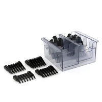 Grid Base Storage Box for 8Pcs Hair Clipper Trimmer Limit Comb Guide Comb Barber Tool for Wahl Guide Combs 2