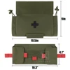 KRYDEX Tactical Trauma Pouch Roll Up IFAK First Aid Kit EDC Medical Rapid Belt Bag Airsoft Hunting Vest Plate Carrier Gear 6