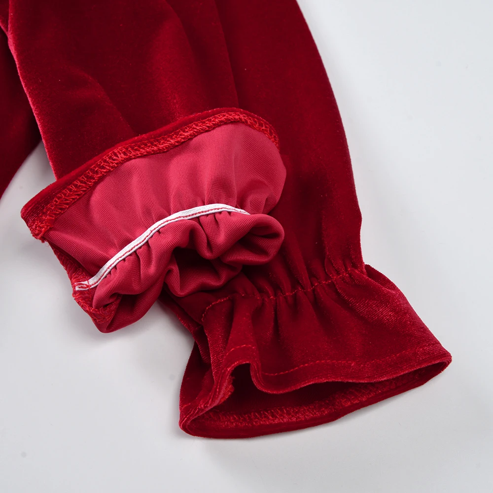 2025, Weihnachtsgeschenk, individuelles Geschenk für Kinder, Mädchen, karierte Streifen, bedruckt, Samt, Loungewear, Kinder, Familienspiel, Weihnachtspyjama-Kostüm – Detail 10