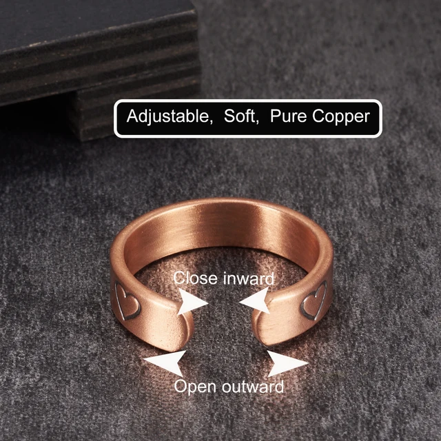 Wollet In Rame Per Artrite - Regolabile, Con 2 Magnet I, Uomo - Foto 4