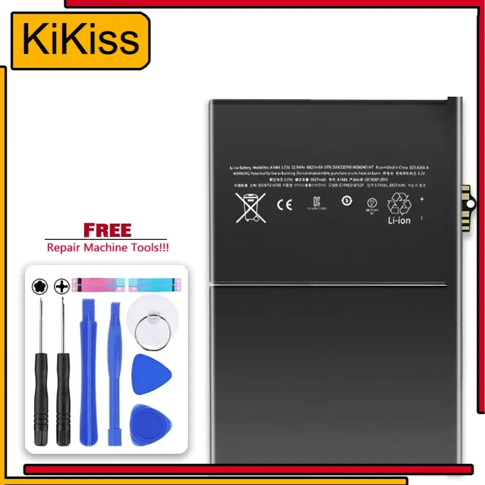 Battery 8827Mah for Apple Ipad 5 Air A1484 A1474 1475 rechargeable battery
