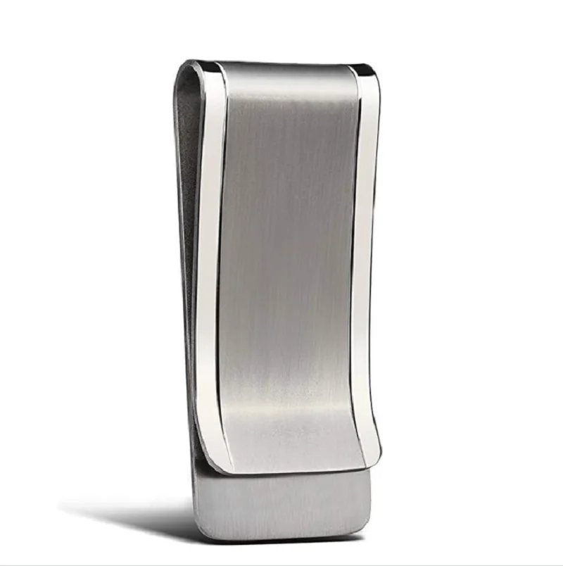 Solid Titanium Money Clip Wallet Credit Card Holder for Men Slim Minimalist Cash Holder EDC Tool Graduation Gift for Him 2